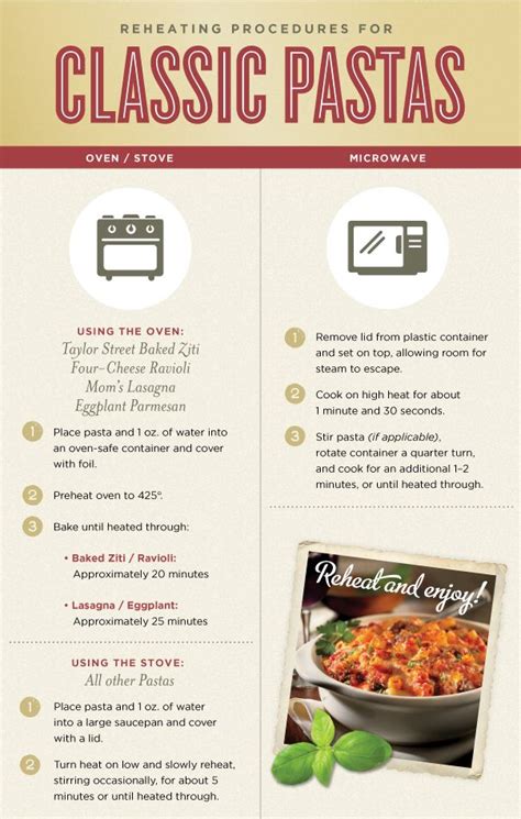 Maggiano's take home pasta reheating instructions. Things To Know About Maggiano's take home pasta reheating instructions. 